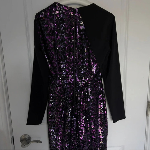 Parker Dresses Hpnwt Parker Black Sequin Dress size 0 - Picture 8 of 11